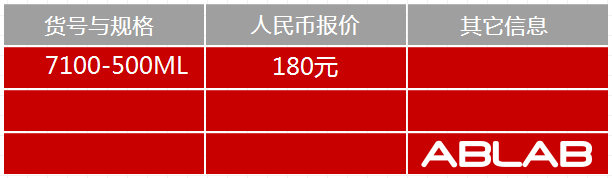 7100-細胞培養箱專用(yòng)防黴無毒濕度用(yòng)水(shuǐ)